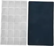 [Tofficu] Portable Paint Palette with Soft Lid for Watercolor and Durable Plastic and Silicone Material