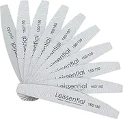 (150/150) - Nail Files and Buffer, Professional Manicure Tools Kit 150 150 Grit Double Sided Washable 10 Nail File Set