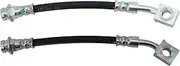 TRQ Brake Hose Set Compatible with 2005-2008 Chevrolet Cobalt 2008-2010 HHR 2007-2009 Pontiac G5 2004-2007 Saturn Ion