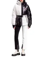 $590 NEW Cordova Saint Moritz Ski PANTS Black Onyx White Tech Stretch Jersey XL