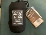 Cocoon 100% CoolMax Travel Blanket Light Blue New with Tags 70” x 55” CMB78