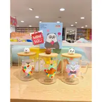 在飛比找蝦皮購物優惠-Miniso 水杯蓋可愛 We Bare Bears 系列