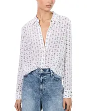 Alice and Olivia Willa Silk Shirt