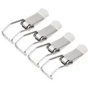 2.87-inch Iron Spring Loaded Toggle Latch Catch Clamp Clip - 4 Pcs