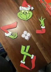 Grinch Christmas Small Tree Topper Funny Dr Suess Decor NEW Tabletop Tree