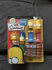 PEZ The Simpsons Party Favors Mini Candy Dispensers ~ Homer Bart Lisa Marge NEW