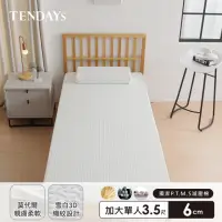 在飛比找momo購物網優惠-【TENDAYS】舒眠柔睡紓壓床墊3.5尺加大單人(6cm厚