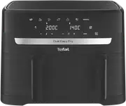 Tefal 8.3 Litre Dual Easy Fry Essential Air Fryer Black