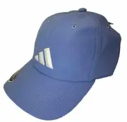 Adidas Mens Relaxed 2 Strapback Golf Hat Blue Fusion White Adjustable NEW NWT