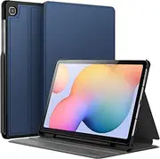 [JETech] Case for Samsung Galaxy Tab S6 Lite 10.4-Inch 2024/2022/2020 with S Pen Holder, Slim Folio Stand Protective Tablet Cover, Multi-Angle Viewing (Navy)