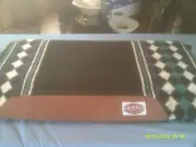 Saddle Pad Showman Memory Foam Checkerboard Design, Purple, White, Black, & Teal