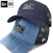 New Era 9FORTYA-Frame Trucker Mesh Cap Indigo Denim/Washed Denim Snapback