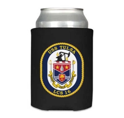 USS Tulsa LCS-16 Neoprene Can Cooler Insulation Foam Independence Class