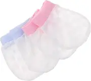 [MOBUTOFU] Baby Anti Scratch Mittens 6-12 Months Infant Gloves Ice Silk Toddler Gloves Soft Material Pink Washable