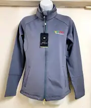 New Golden Bear JACK NICKLAUS Womens Zipper Jacket Tennis Golf Medium