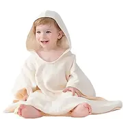 Vitsrisea Children's Bath Towel Hood, Hooded Bath Towel Wrap Kids Beach Towel Super Soft and Absorbent Full District Soft Absorbent Hood for Shower