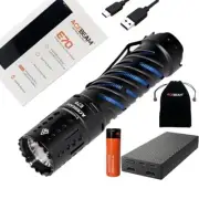 COMBO: Acebeam E70 LED Flashlight 6500K Cool White 4600 Lmn w/20000mAh Powerbank