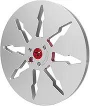 1/4 7 Inch Empty Reel, Tape Empty Reel Opening Machine Part for Reel to Reel Tape Recorder, Aluminum Alloy 8 Holes Great Tape Sound Quality (Silver)
