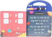 Reusable Design, Portable Alphabet Water Coloring Book, Master Preschool Alphabet Recognition, Ages 3 and Up, Suitable for Home, Kindergarten or Playground, Easily Cleaned,