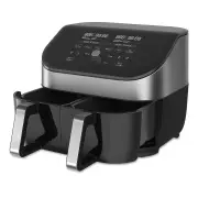 Instant Pot Vortex Plus Clear Cook Dual Air Fryer 8L - Black