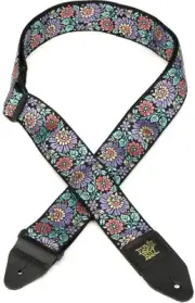Ernie Ball Jacquard Guitar Strap - Evening Bloom (3-pack) Bundle