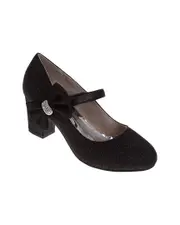 Badgley Mischka Block Heel Dress Shoe 6 Black