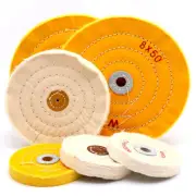 2-8 " Series Cloth Buffing Polishing Wheel Arbor Buffer Polish Grinder Wheel Pad