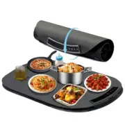 Food Warming Mat Roll Up, Upgraded 8 Levels Adjustable Temperature Food Heating