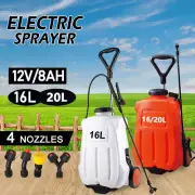 Electric Weed Sprayer Rechargeable Battery Backpack Farm Garden Pump Spray Wheel