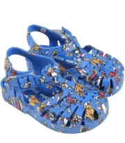 Little Girl's Mini Melissa Possession Mickey Mouse Printed Sandals Toddler Sizes