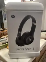 Dre BEATS SOLO 4 Free Ship WIRELESS ON-EAR HEADPHONES - MATTE BLACK NEW IN BOX