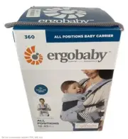 Ergobaby 360 All-Position Baby Carrier With Lumbar Support (12-45 Pounds), Pe...