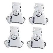 4Pcs Padlockable Steel Spring Loaded Butterfly Twist Latch and Keeper Toggle