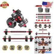 Compact Adjustable 30lbs Dumbbell Set - Perfect for Home Gym & Strength Training