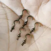 6PC 1:12 Scale Dollhouse Miniatures Building Accessories Lot Cabinet Hook Metal