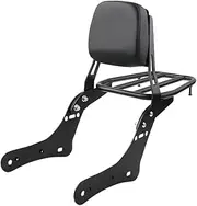 Partsable Rear Sissy Bar Luggage Rack Backrest Pad For K-awasaki Vulcan S 650 VN650 EN650 2015 2016 2017 2018 2019 2020 2021 Motorcycle Sissy Bar Driver Backrest