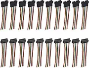 uxcell Male to Female 9Pin Breadboard Jumper Wire 2.54mm Pitch Ribbon Cable 20cm Long Electronics Breadboard Ribbon Cables for Breadboard Electronic Projects Pack of 10