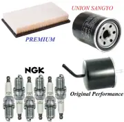 Tune Up Kit Filters Cap Wire Spark Plugs For MAZDA MX-6 V6 2.5L 1993-1997 (for: Mazda)