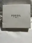 His And Hers Silver Tone Fossil Wrist Watch Gift Set