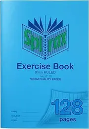 Spirax Exercise Book 128 Paged, A4, 8mm Ruled, No.P110