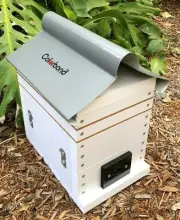Stingless Native Bee Hive Composite With Roof | OATH BeeHive Honey Frame Design