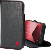 iPhone 13 Genuine Leather Wallet Case/Cover with Card Holder and Stand