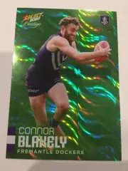 2020 Select Prestige AFL Green Parallel Fremantle Dockers Connor Blakely #11