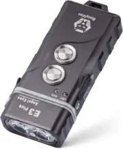 RovyVon E3 Plus Keychain Flashlight - 700 Lumen Gunmetal, CW