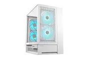 Cougar OmnyX High Airflow Tempered Glass Gaming ATX Computer Case - White [OmnyX (White)]