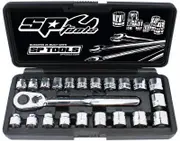 SP Tools SP20220 - Socket Set 3/8" Drive 22 Piece Low Profile Metric/AF 12-Point