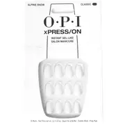 OPI xPRESS/ON - Alpine Snow Press On Nails Gel-Like Salon Manicure