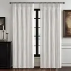 Pinch Pleated Extra Wide 70 x 96 Inch Curtains 2 Panel Set for Bedroom, Moder...