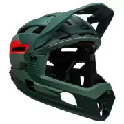 BELL Super Air R Spherical MIPS MTB Helmet (Matte/Gloss Green/Infrared) 7113694