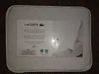 Lacoste 100% Cotton Percale Sheet Set Light Gray 4 Pcs